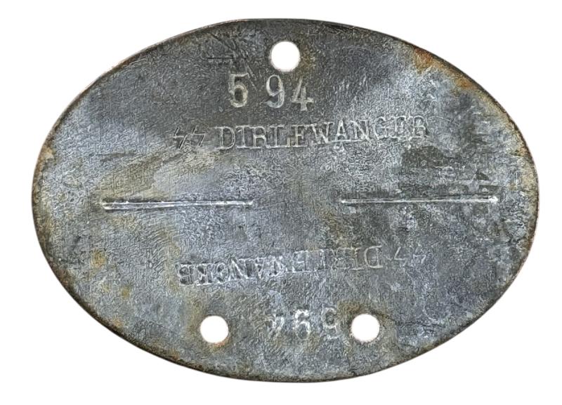 WaffenSS Erkennungs Marke “Dirlewanger”