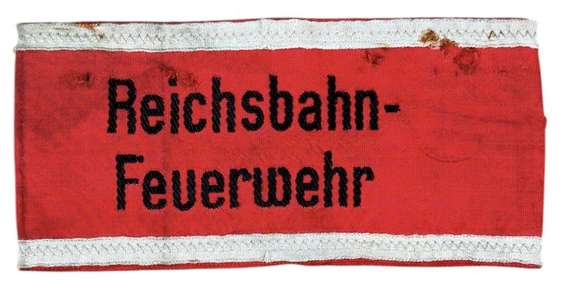 Reichsbahn Feuerwehr (Officers) Armband