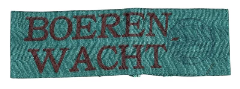 WWII Flemish collaboration “Boerenwacht” armband.