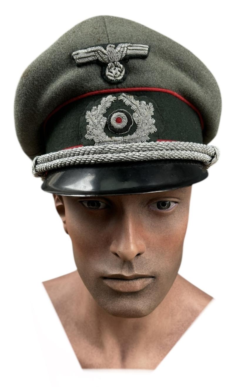 Wehrmacht Artillery Officers Visor Cap