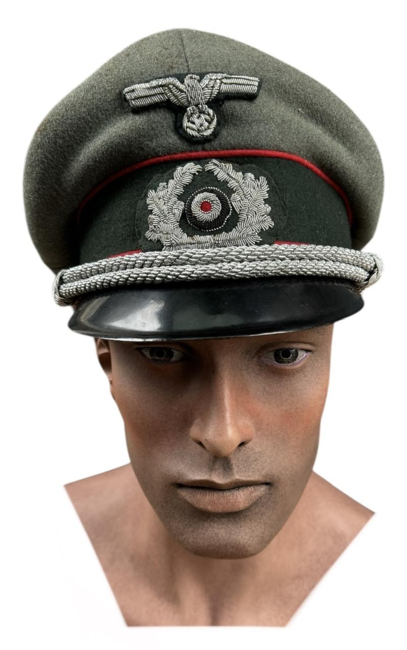 Wehrmacht Artillery Officers Visor Cap