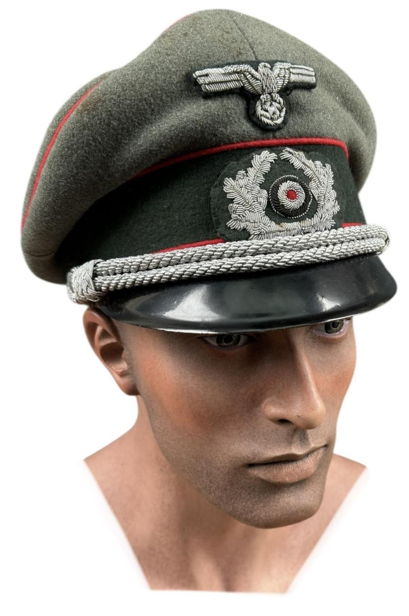 Wehrmacht Artillery Officers Visor Cap