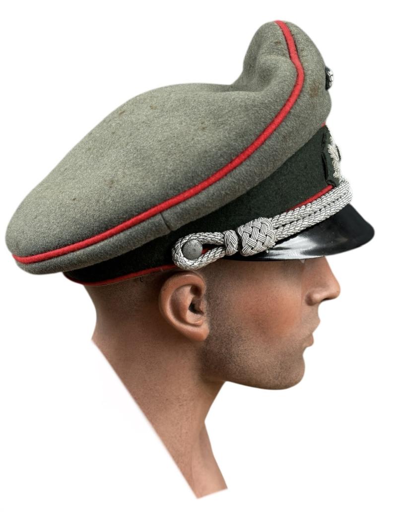 Wehrmacht Artillery Officers Visor Cap