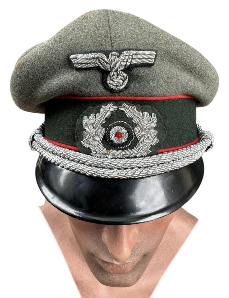 Wehrmacht Artillery Officers Visor Cap