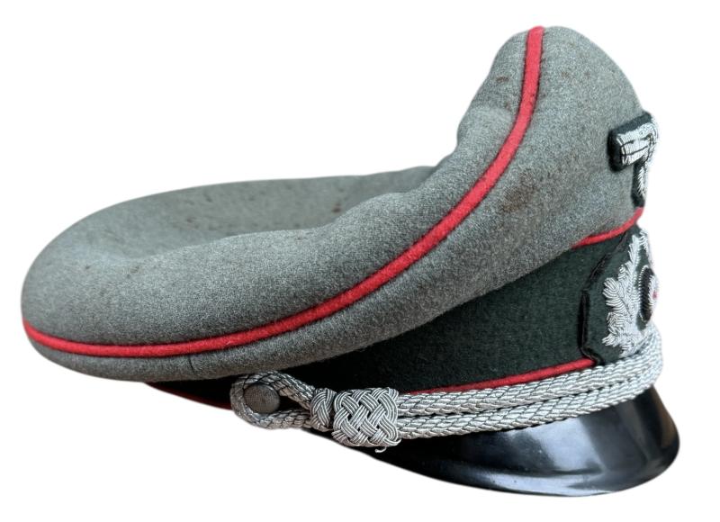 Wehrmacht Artillery Officers Visor Cap