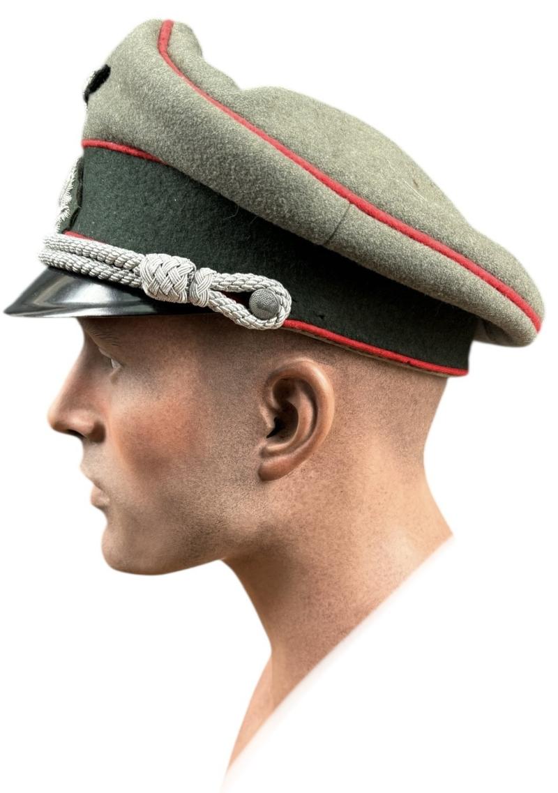 Wehrmacht Artillery Officers Visor Cap