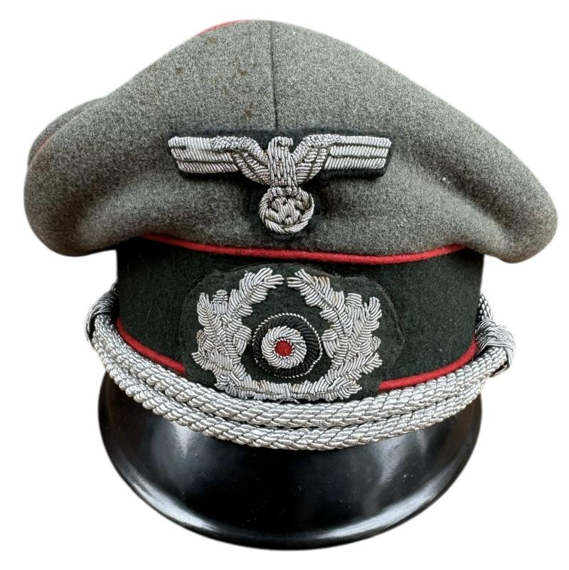 Wehrmacht Artillery Officers Visor Cap