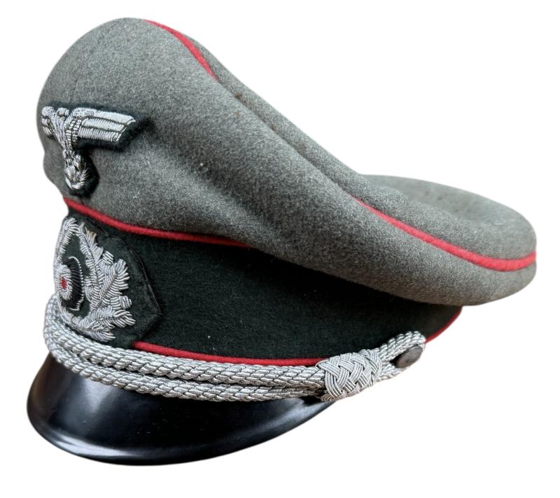 Wehrmacht Artillery Officers Visor Cap