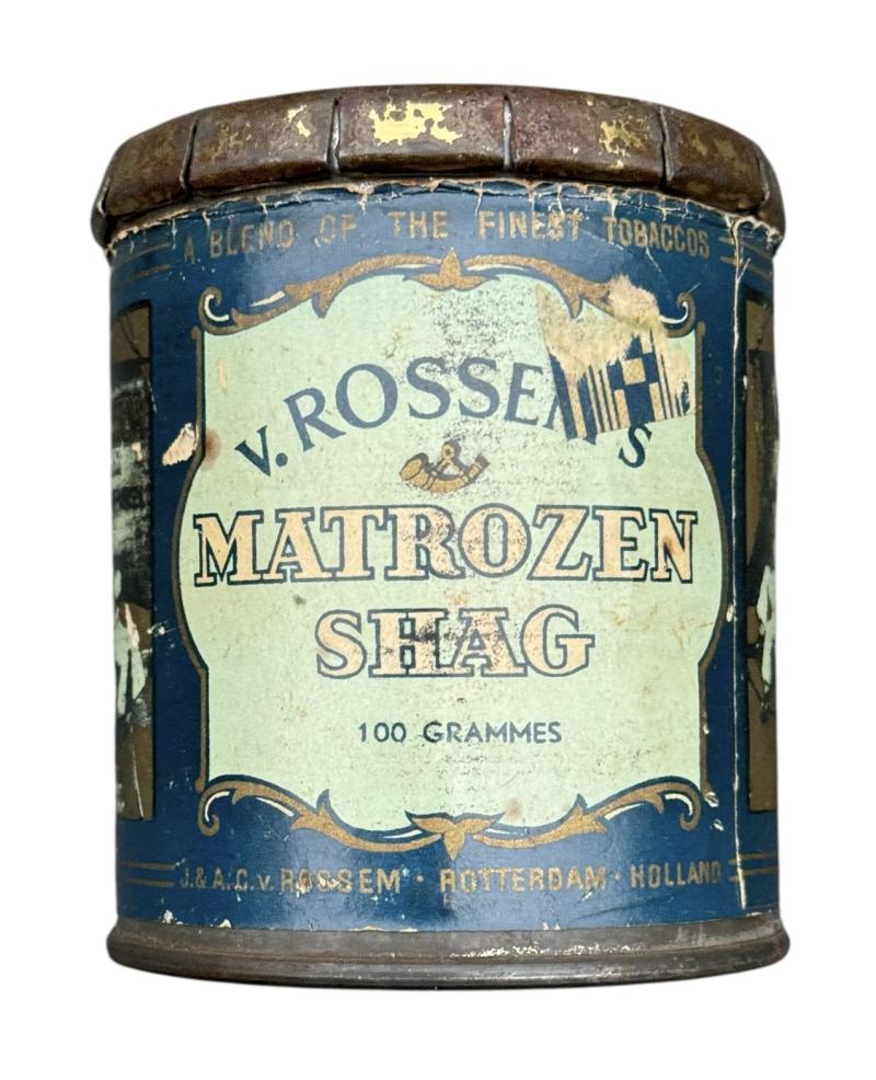 Dutch WW2 era metal Tabaco Can