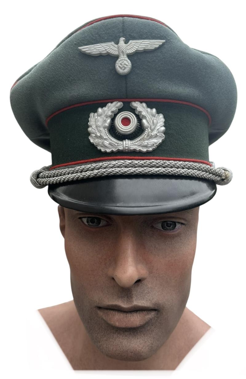 Wehrmacht Artillery Officers Visor Cap