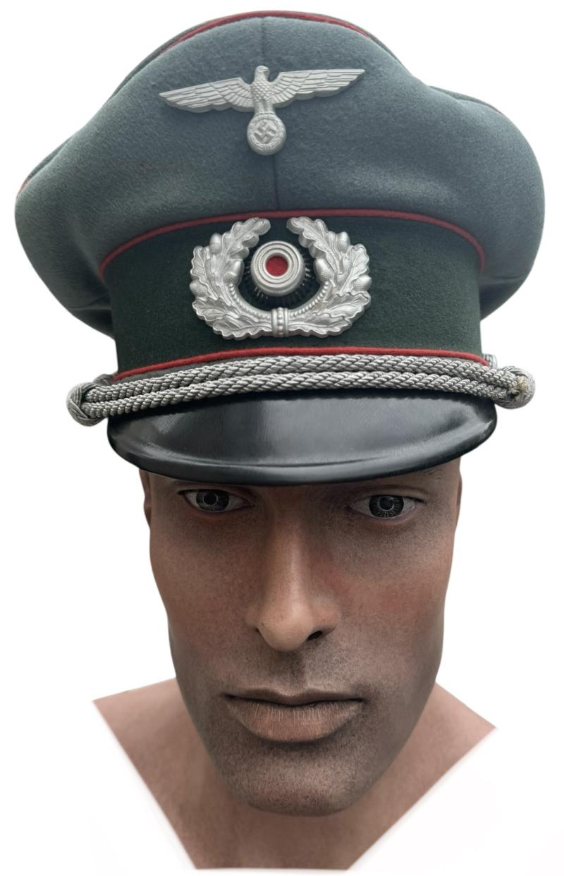 Wehrmacht Artillery Officers Visor Cap