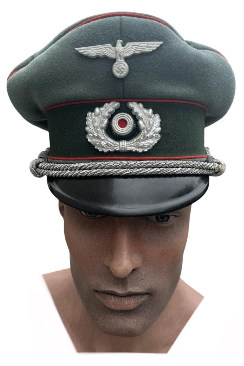 Wehrmacht Artillery Officers Visor Cap