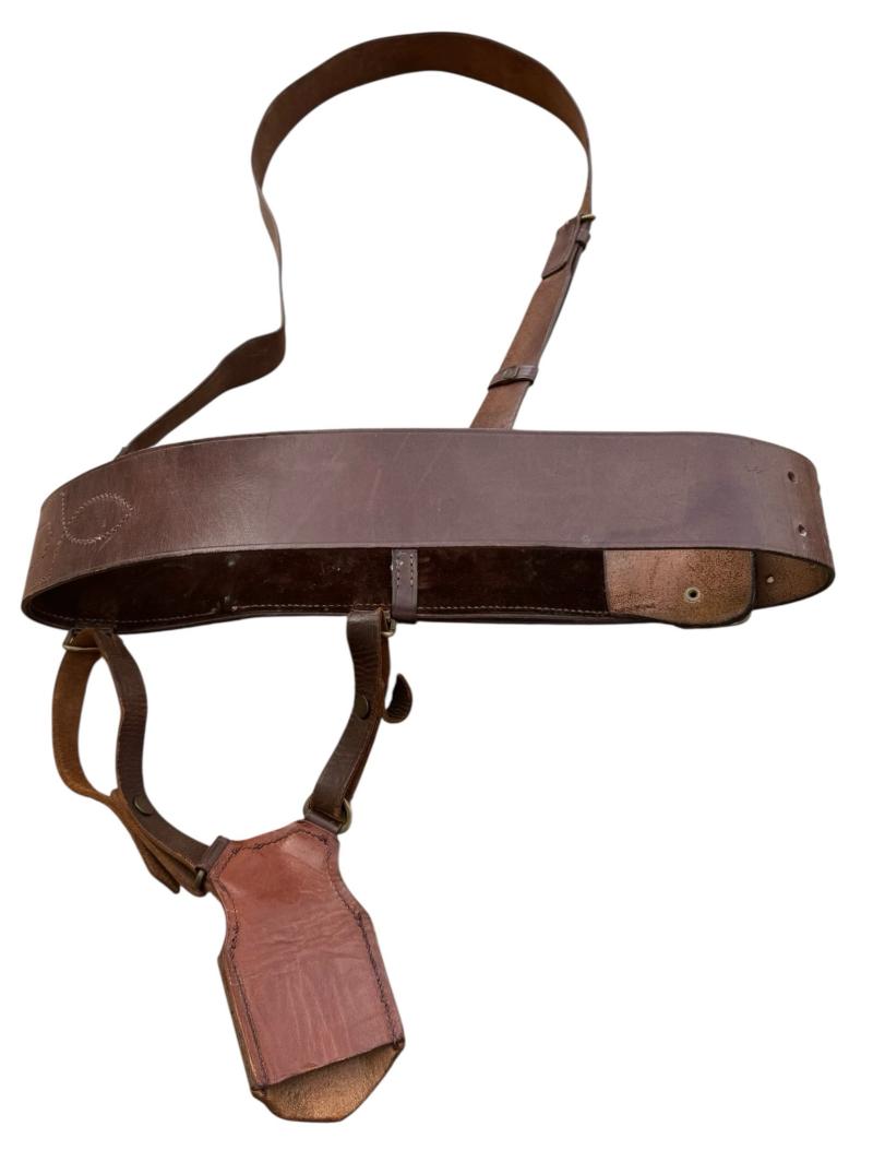 Dutch Officers Belt, Shoulder Strap and Sword Hanger