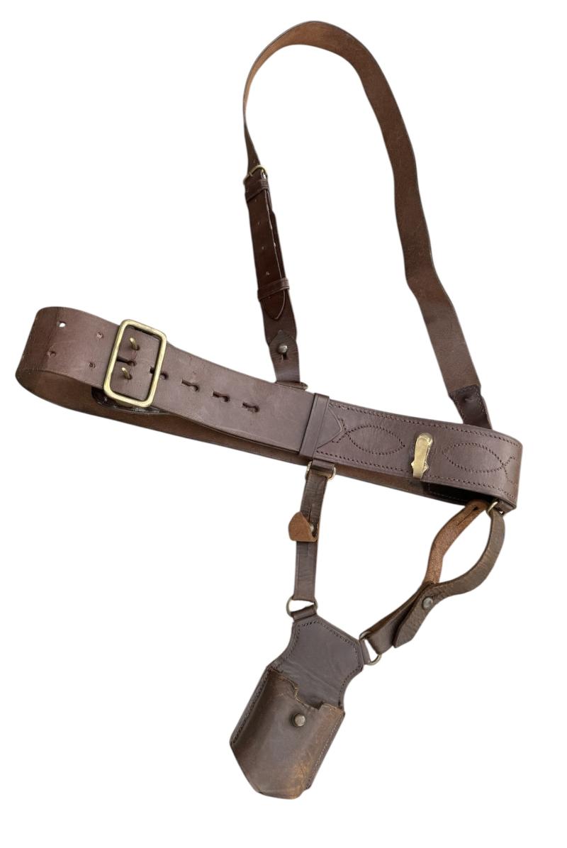 Dutch Officers Belt, Shoulder Strap and Sword Hanger
