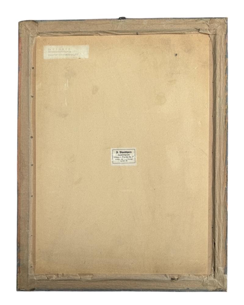 Framed Luftwaffe NCO Portrait Photograph