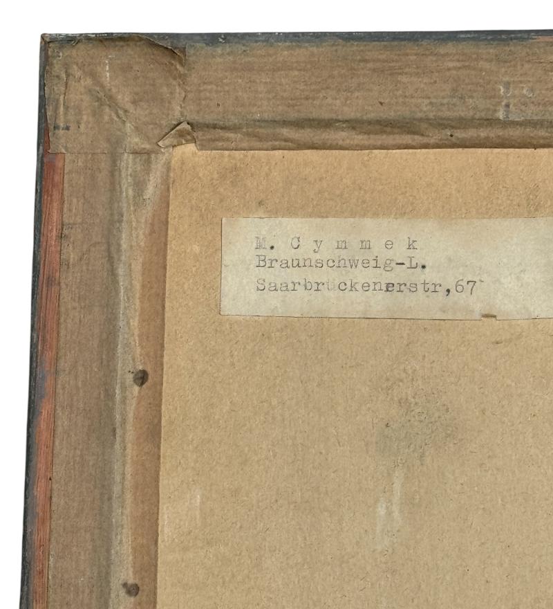 Framed Luftwaffe NCO Portrait Photograph