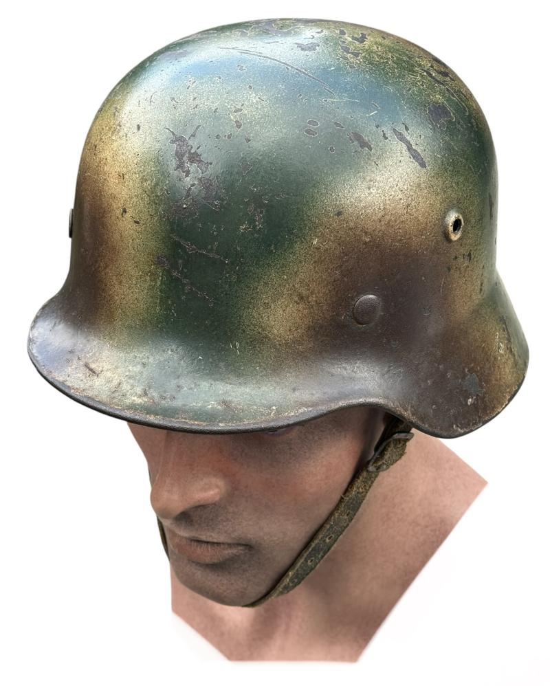 Wehrmacht M40 “Normandie” camo Helmet