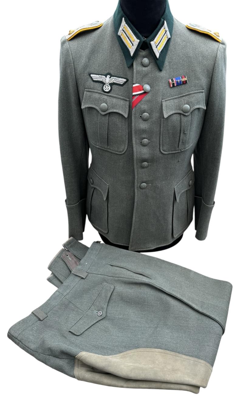 Named Wehrmacht Cavalry Officers Tunic & Breeches