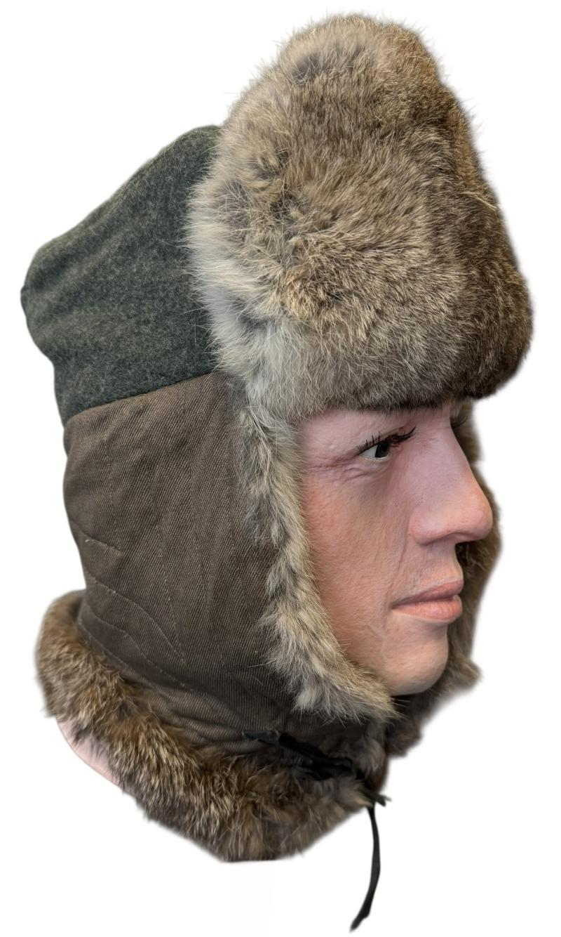 Wehrmacht winter (Rabbit) Fur Cap