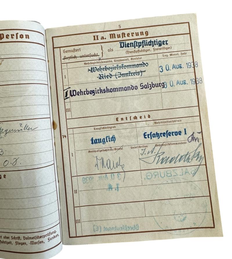 Wehrpass Gebirgsjäger Regt. 140 (KIA)