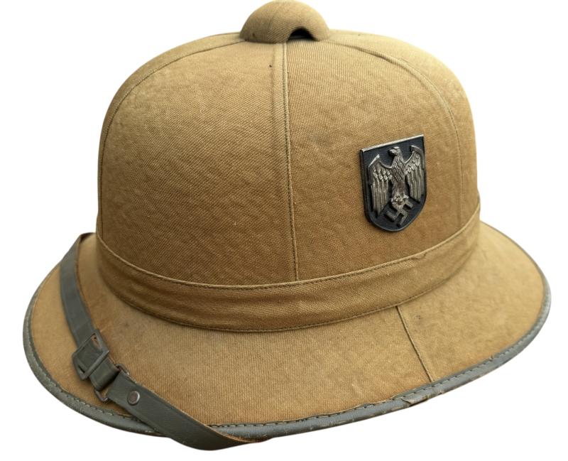 DAK early Wehrmacht Tropical Pith Helmet