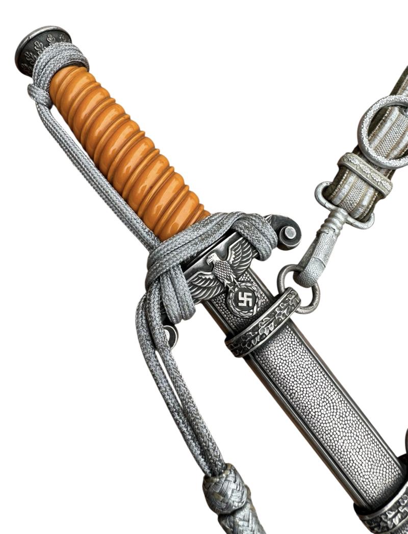 Wehrmacht Officers Dagger with Porte Pé & Hangers