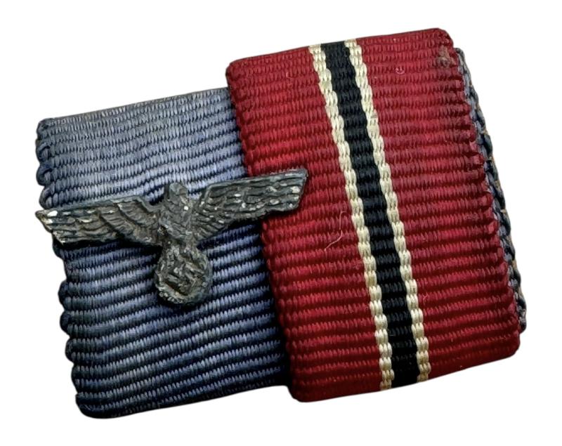 Wehrmacht Band Spange Ost Medal en Loyal Service