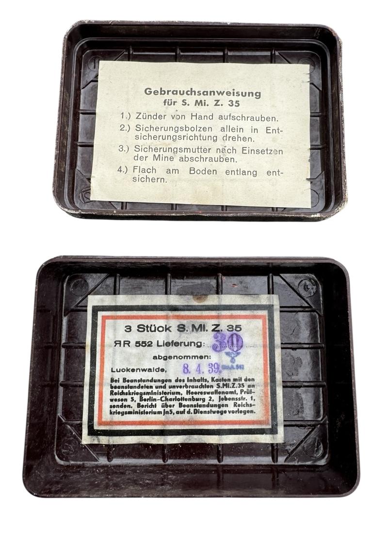 Wehrmacht Bakelite S Mine 35 Fuze Box