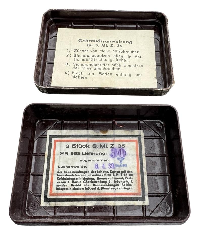 Wehrmacht Bakelite S Mine 35 Fuze Box