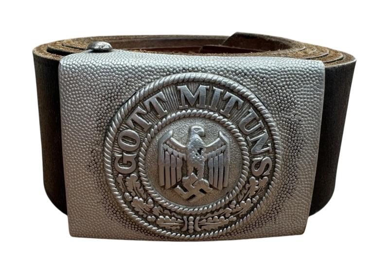 Wehrmacht Dress/Parade Belt Buckle & Belt