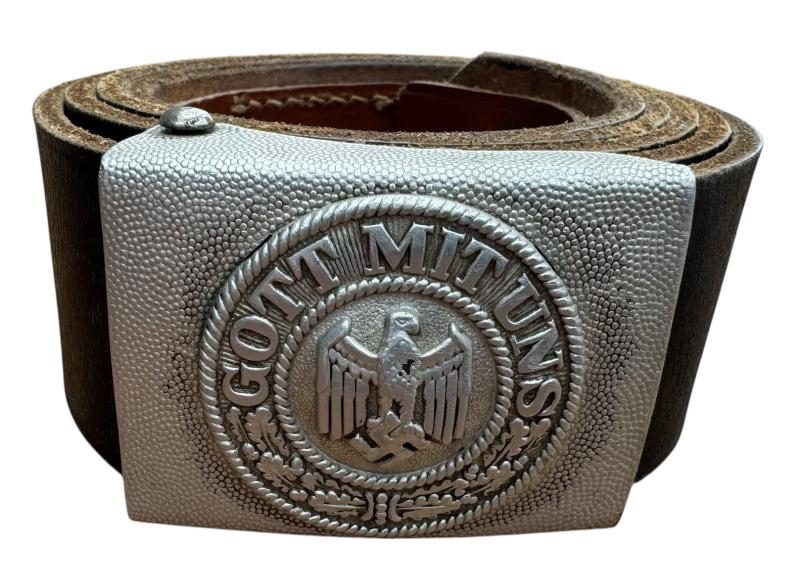Wehrmacht Dress/Parade Belt Buckle & Belt