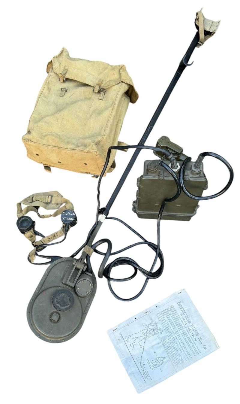 British WW2 Mine Detector Number 4A