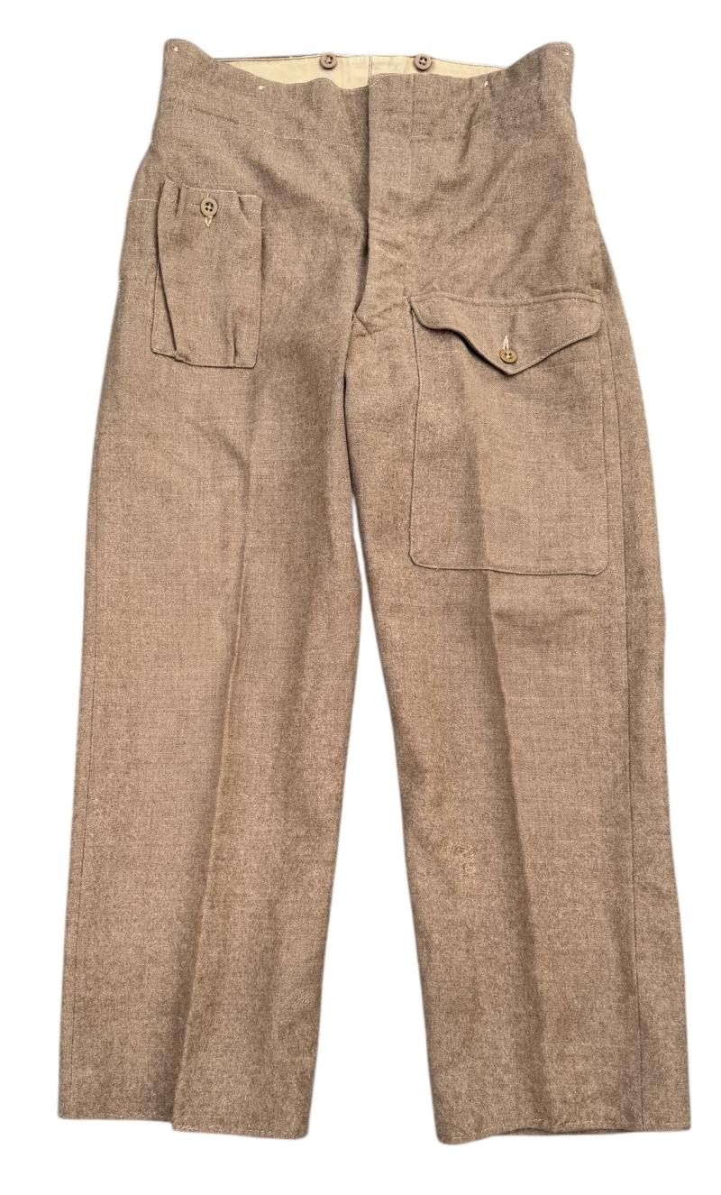 British WW2 40 Patern Battle Dress Trousers