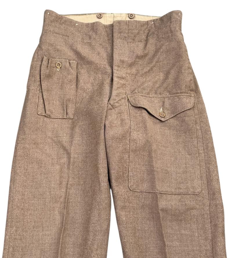 British WW2 40 Patern Battle Dress Trousers