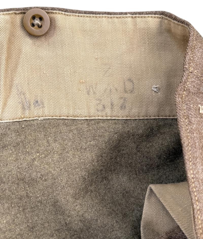 British WW2 40 Patern Battle Dress Trousers