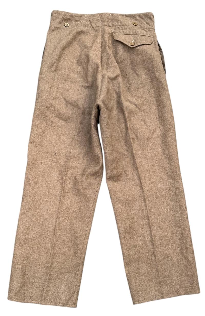 British WW2 40 Patern Battle Dress Trousers