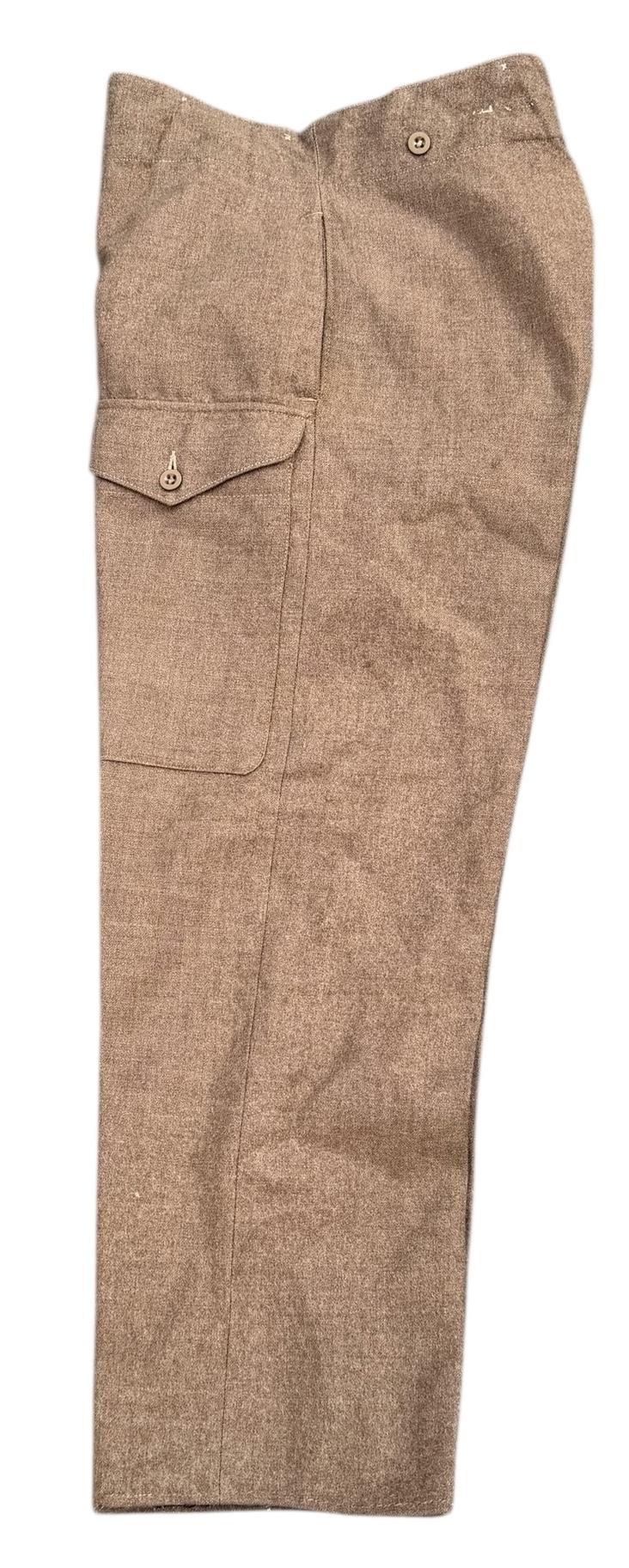 British WW2 40 Patern Battle Dress Trousers