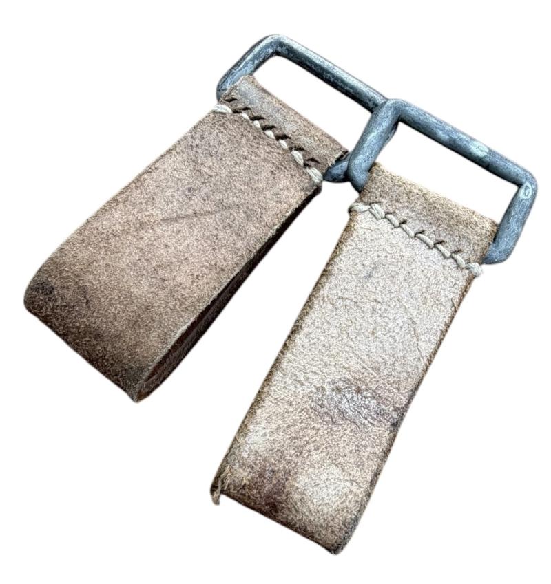 2 Wehrmacht/Luftwaffe Light Brown D-Ring Straps