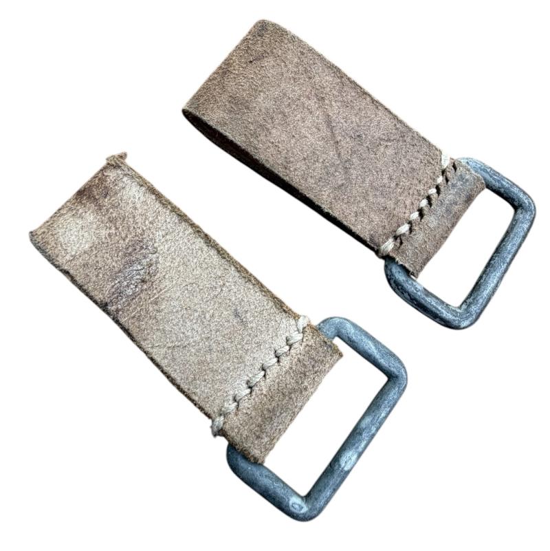 2 Wehrmacht/Luftwaffe Light Brown D-Ring Straps