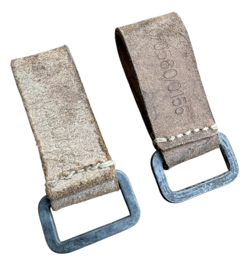2 Wehrmacht/Luftwaffe Light Brown D-Ring Straps