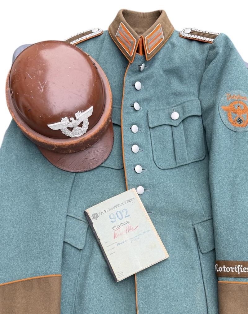 Tunic, Helmet and Document Motorisierte Gendarmerie