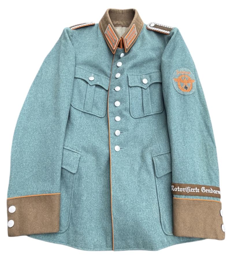 Tunic, Helmet and Document Motorisierte Gendarmerie