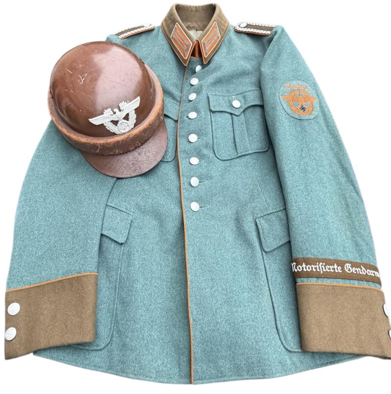 Tunic, Helmet and Document Motorisierte Gendarmerie
