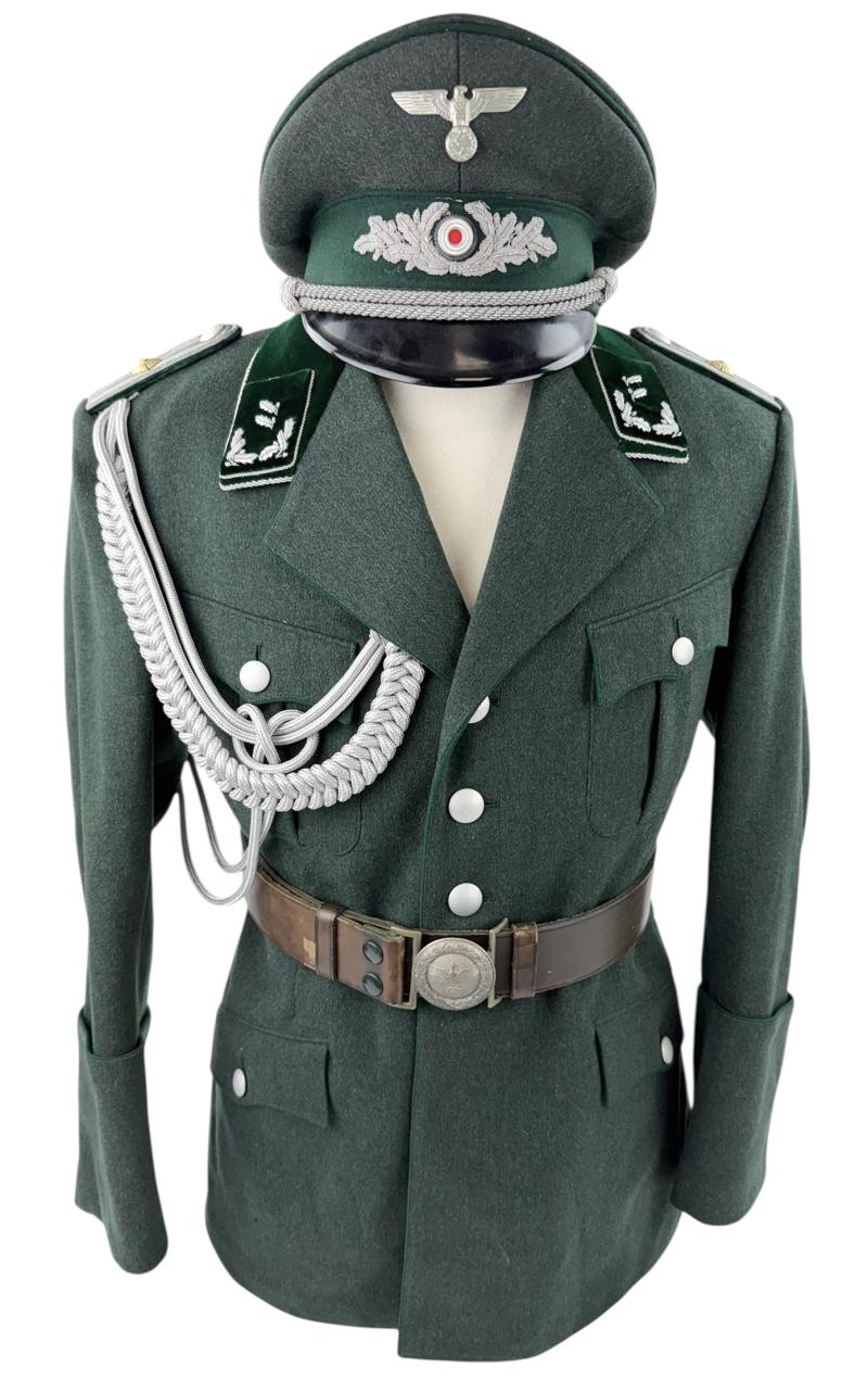 Third Reich Rivierfürster Tunic and Visor Cap