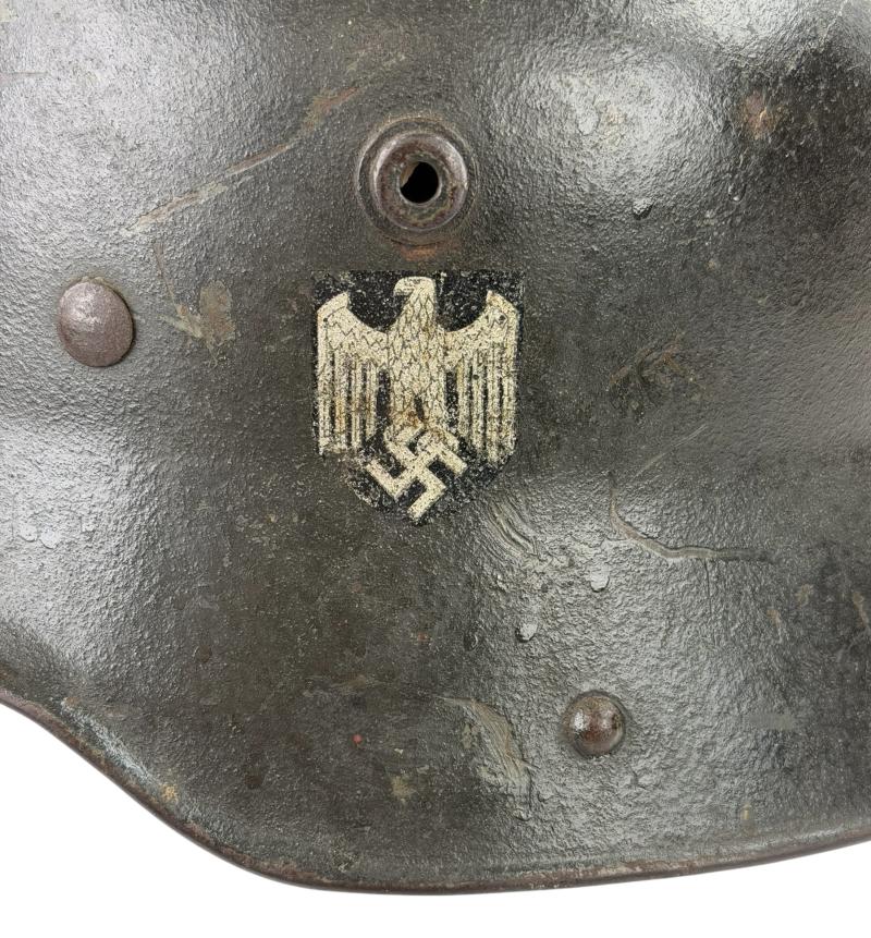 Wehrmacht re-issued M18 SD Helmet
