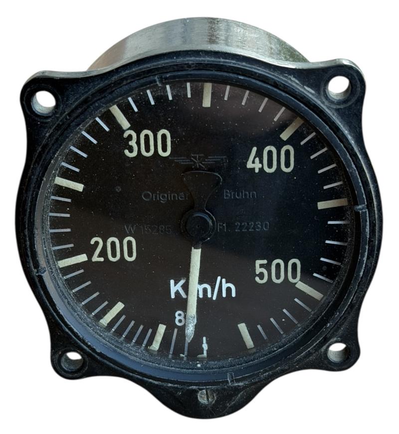 Luftwaffe WW2 Airplane Airspeed Indicator