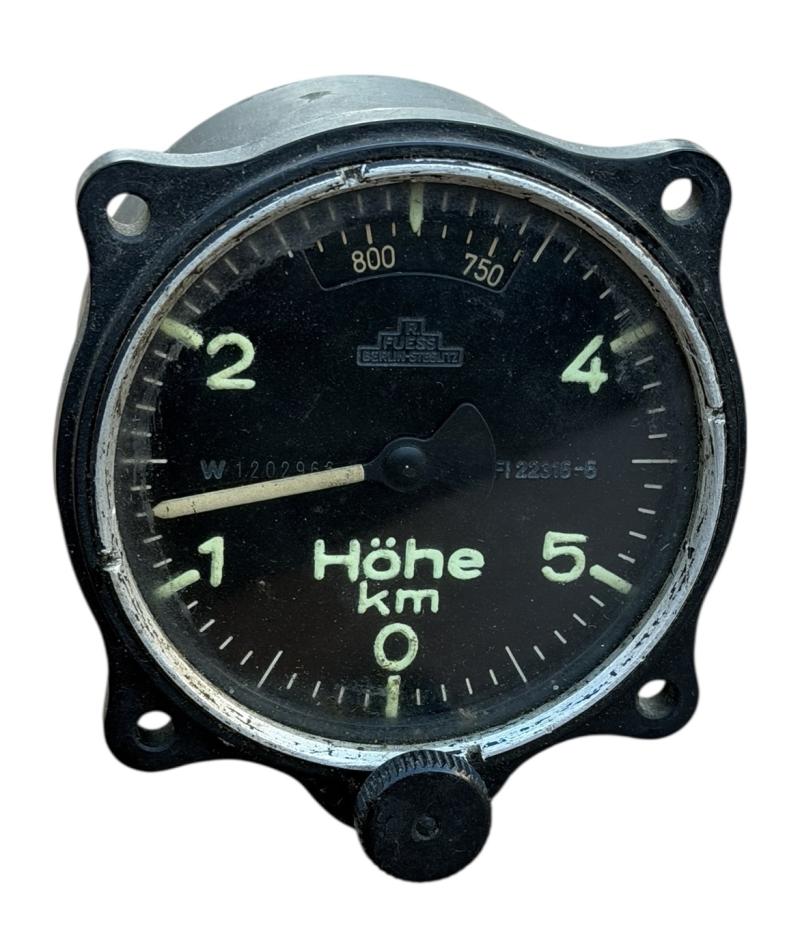 Luftwaffe WW2 Airplane Altimeter