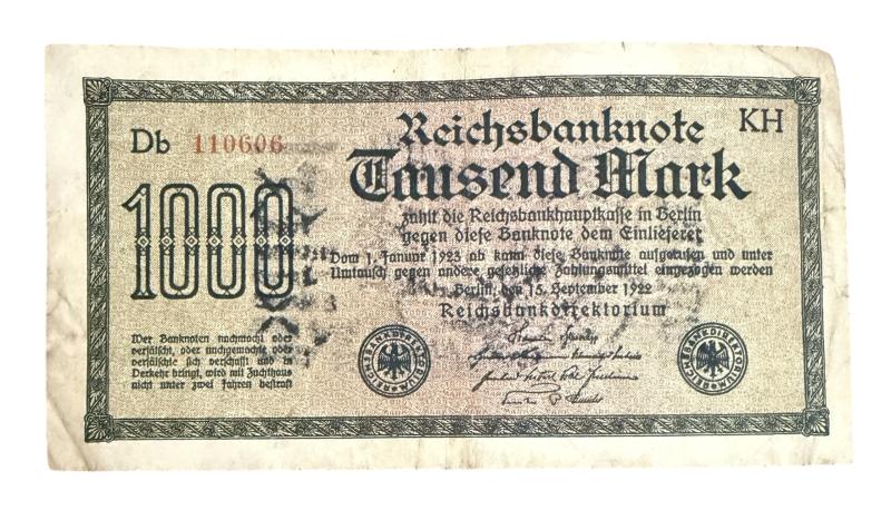 Third Reich Hate Banknote (Nazi Propaganda)