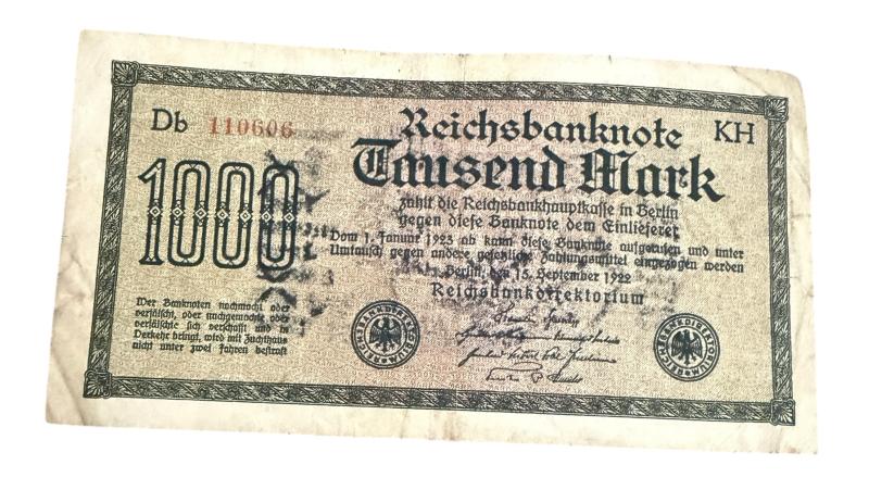 Third Reich Hate Banknote (Nazi Propaganda)
