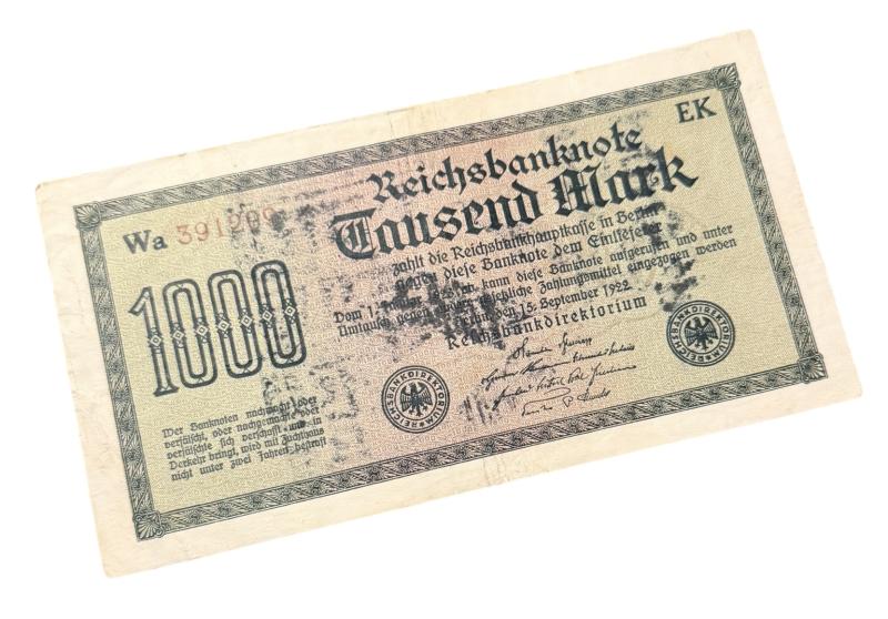 Third Reich Hate Banknote (Nazi Propaganda)
